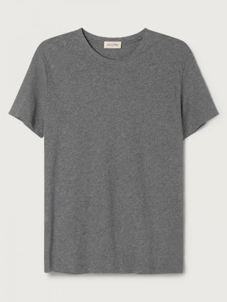 American vintage heather γκρι decatur t-shirt