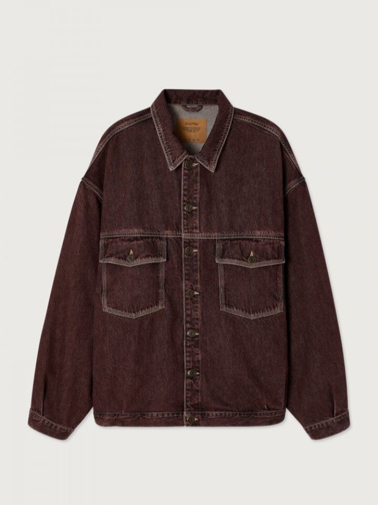 American vintage ashow grape loose τζιν πανωφόρι
