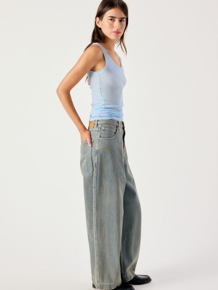 American vintage arlow dirty stone loose fit jeans