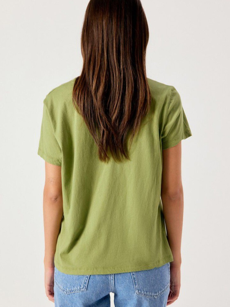 American vintage green peas apoly short-sleeved t-shirt