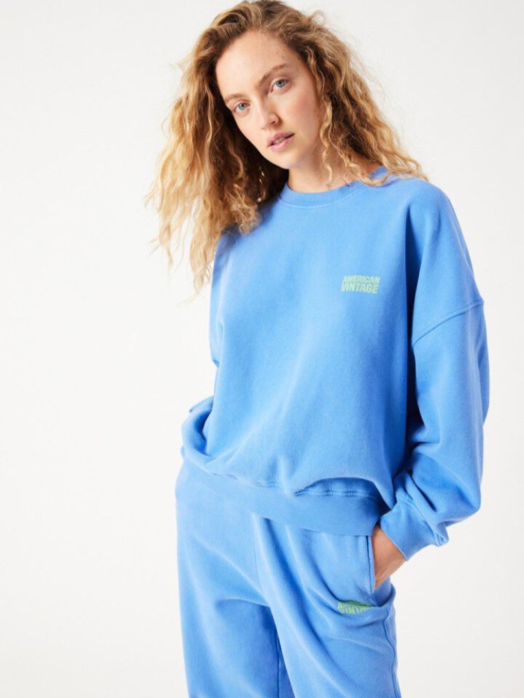 American vintage nautical plizzy φούτερ