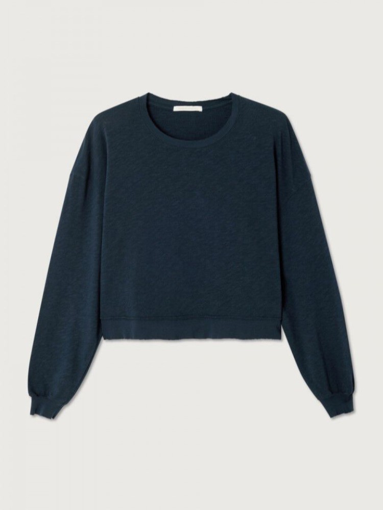 American vintage sonoma navy blue μακρυμάνικη μπλούζα