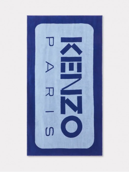 KENZO PARIS sky blue beach towel