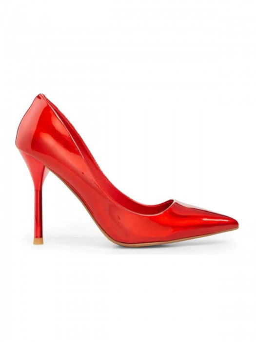 Jeffrey Campbell red trixy pointed high heels