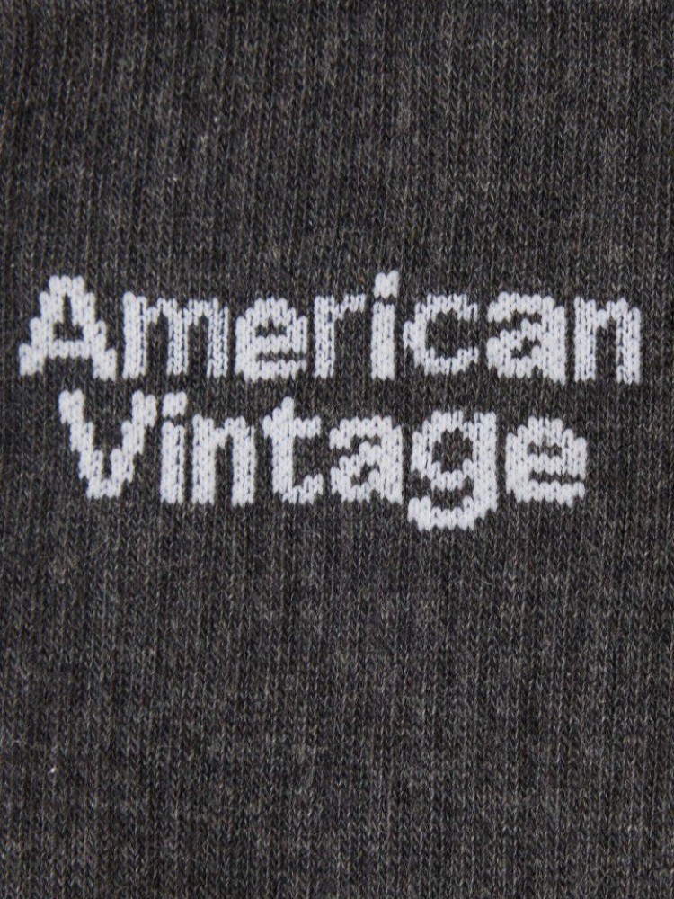 American vintage charcoal unisex clypsun κάλτσες