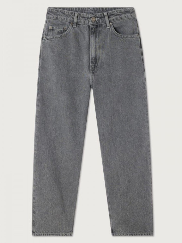 American vintage grey vintage yopday cropped straight jeans
