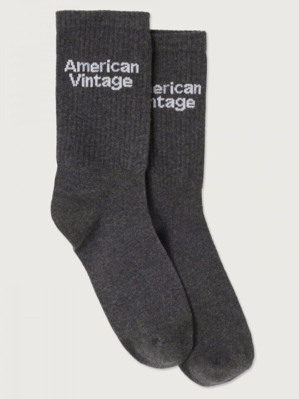 American vintage charcoal unisex clypsun κάλτσες