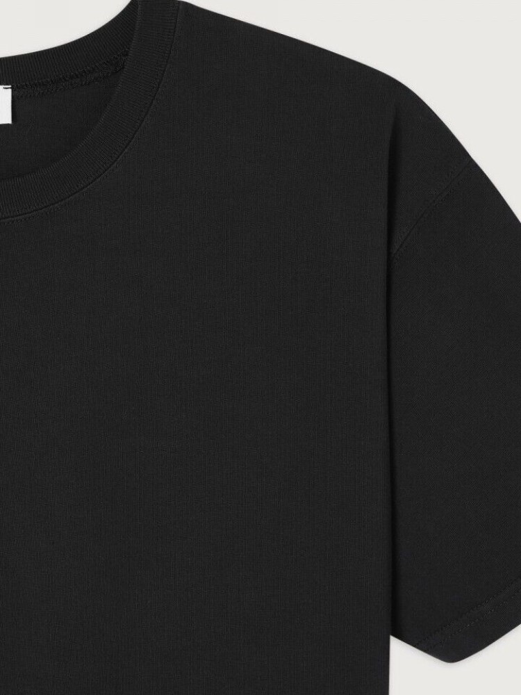 American vintage μαύρο fizvalley κοντομάνικο T-shirt