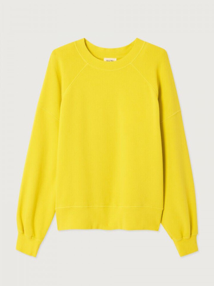 American vintage yellow atubay sweater