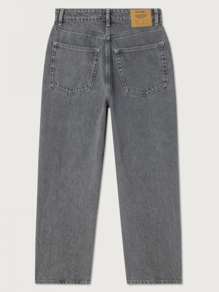 American vintage grey vintage yopday cropped straight jeans