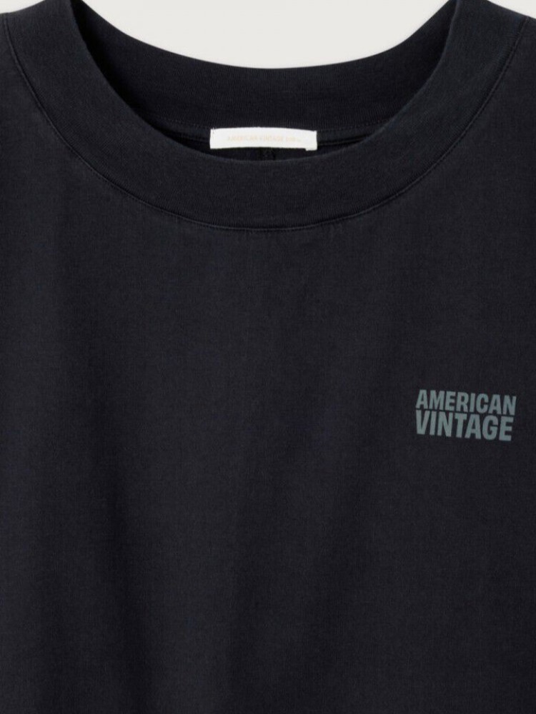 American vintage μάυρο gixy women's short-sleeved T-shirt