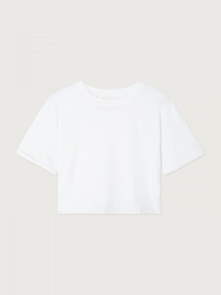 American vintage άσπρο apoly κοντομάνικο t-shirt