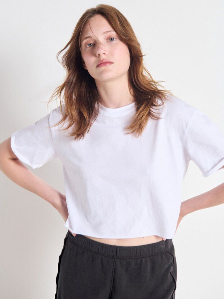 American vintage άσπρο apoly κοντομάνικο t-shirt