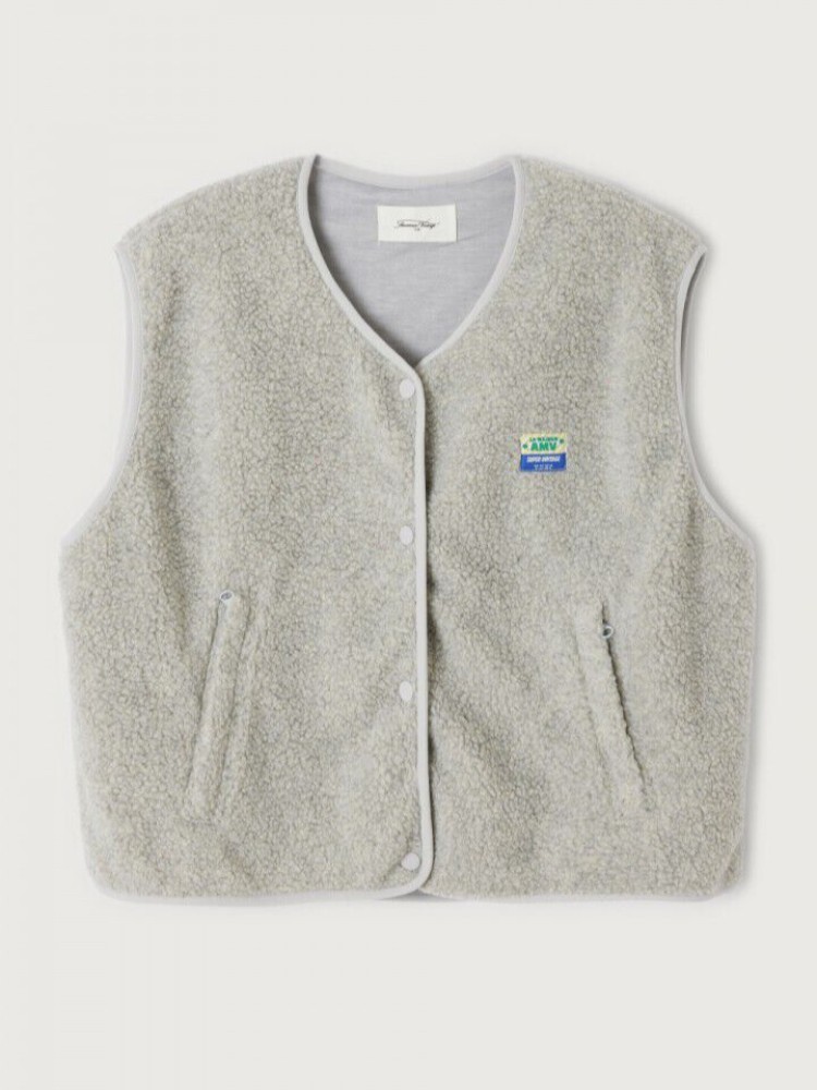 American vintage hoktown polar melange jacket vest