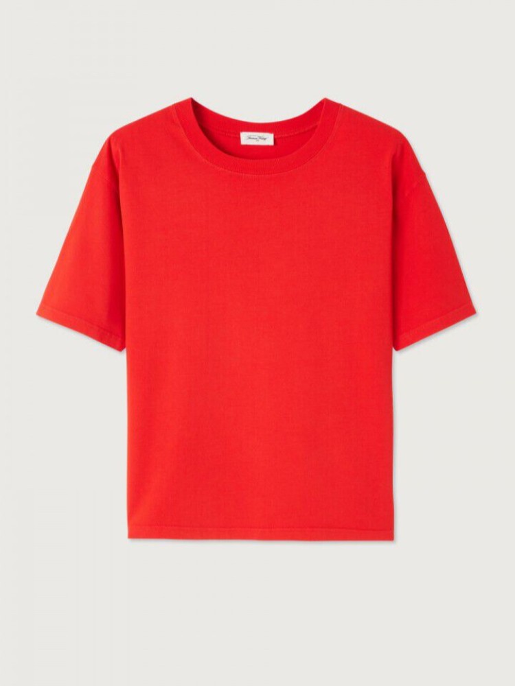 American vintage strawberry  fizvalley short-sleeved T-shirt