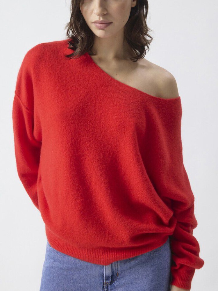 American vintage strawberry oversized jumper