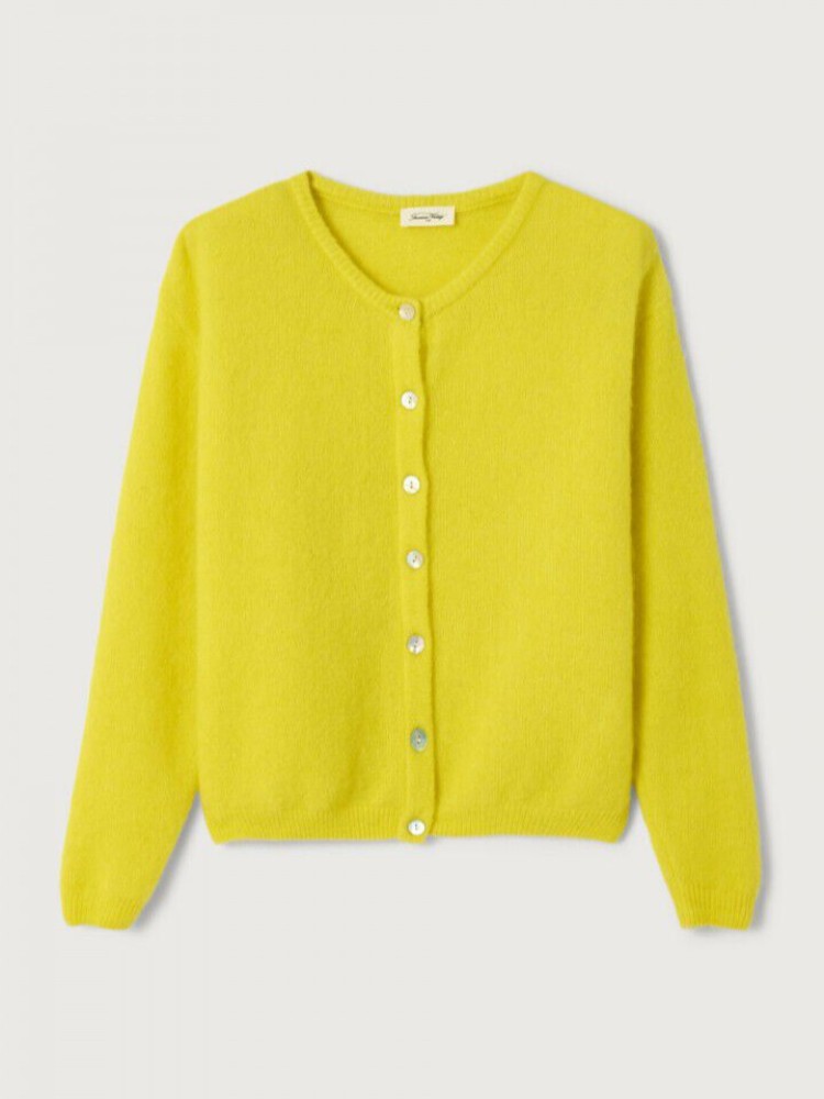 American vintage vitow melange pineapple cardigan