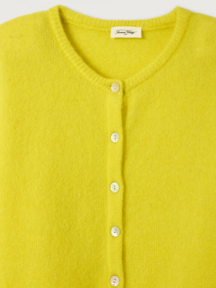 American vintage vitow melange pineapple cardigan