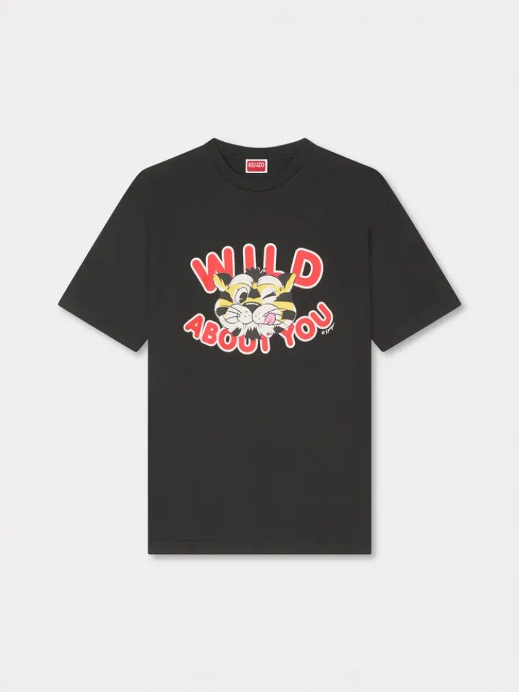 KENZO black 'KENZO Wild About You' T-shirt