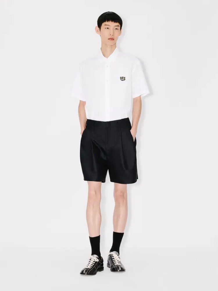 KENZO άσπρο 'KENZO Wild Tiger' κοντομάνικο πουκάμισο