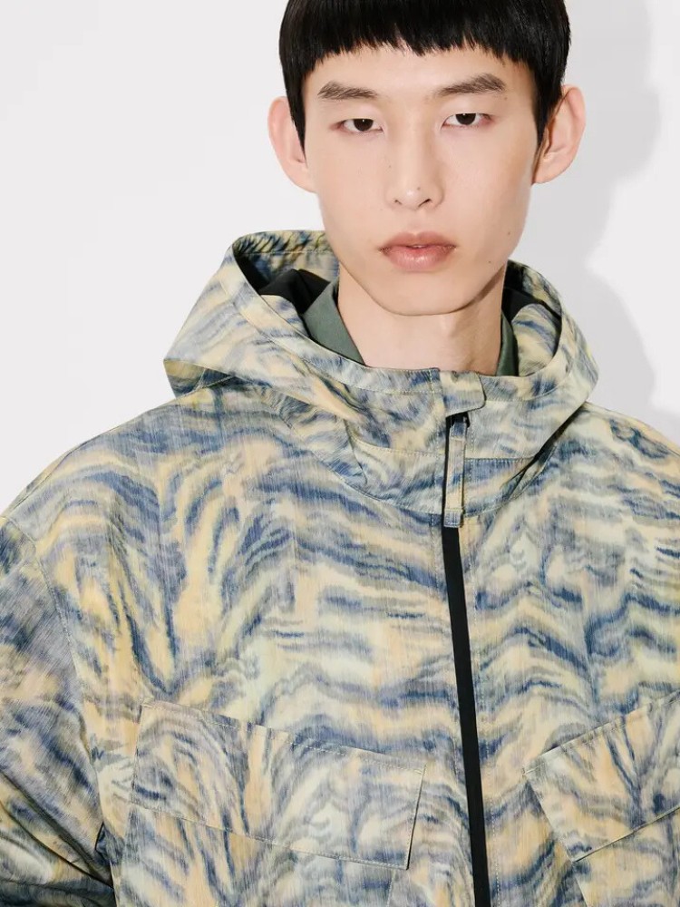KENZO marigold 'KENZO Tiger' short windbreaker