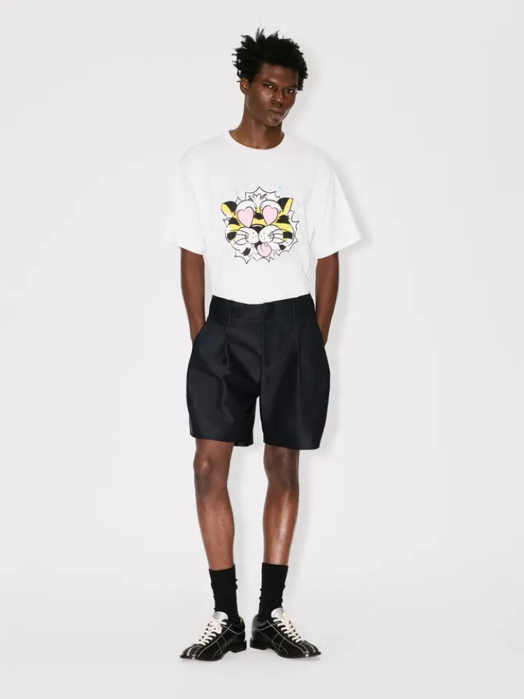 KENZO off white 'KENZO Wild Tiger' oversized T-shirt
