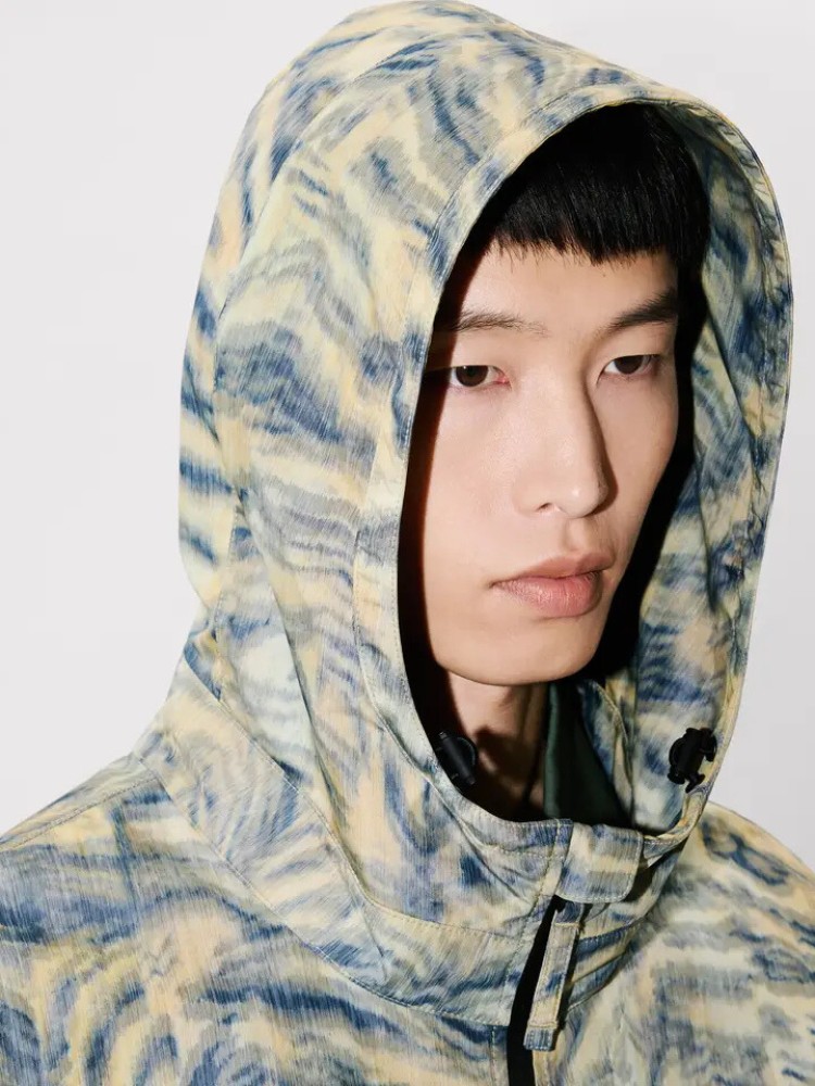 KENZO marigold 'KENZO Tiger' short windbreaker