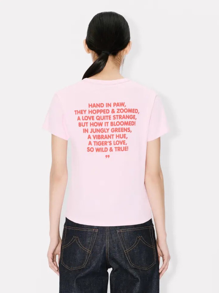 KENZO flamingo pink 'KENZO Cartoon' T-shirt