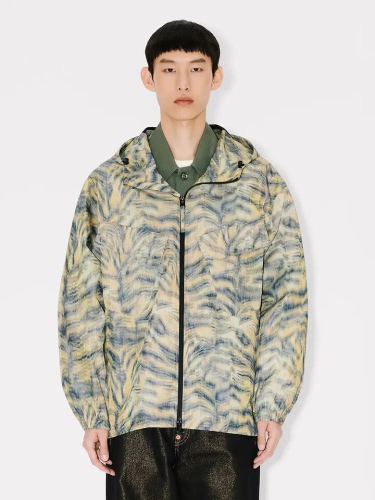KENZO marigold 'KENZO Tiger' short windbreaker