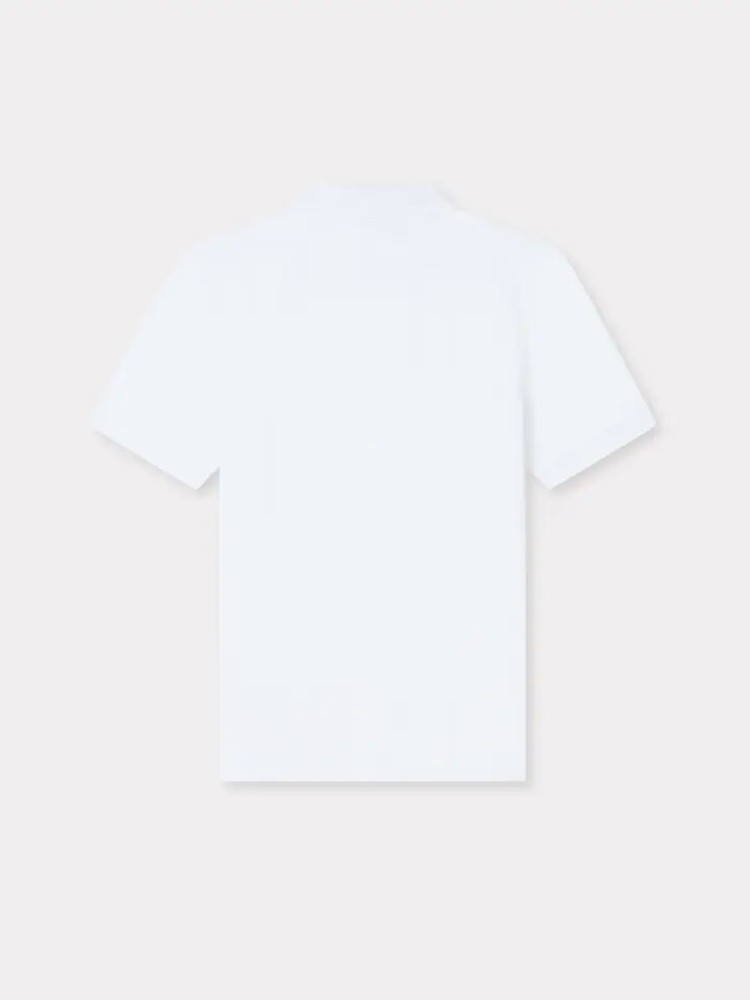 KENZO white 'Boke Flower 2.0' slim polo