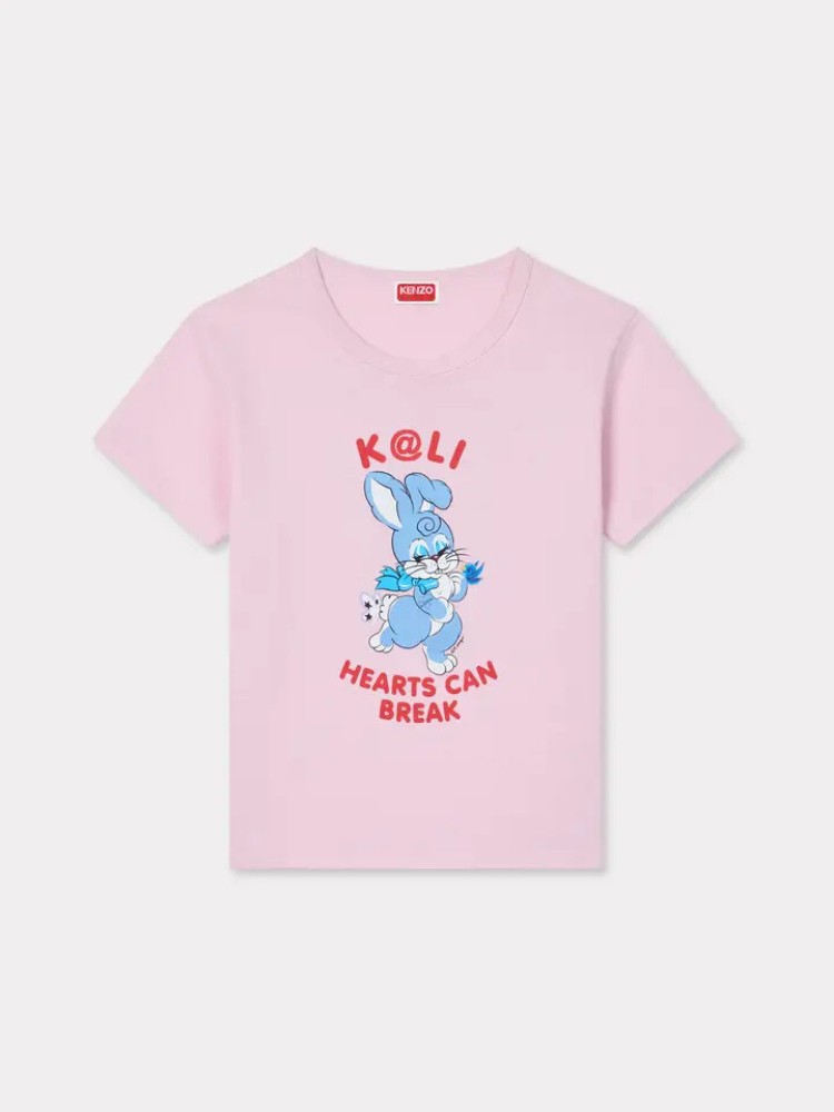 KENZO flamingo pink 'KENZO Cartoon' T-shirt