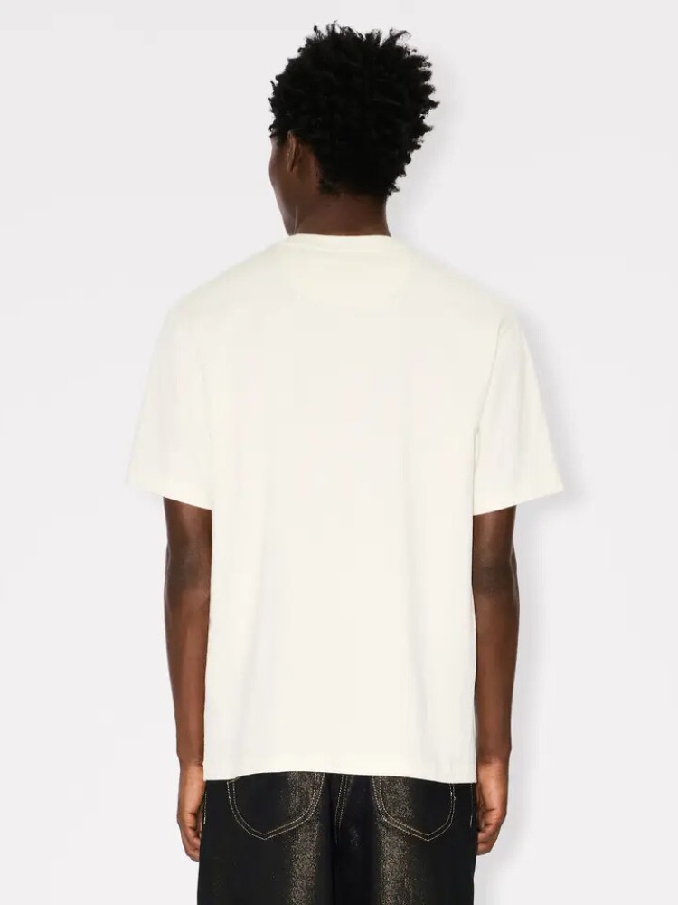 KENZO ecru embroidered boke classic t-shirt