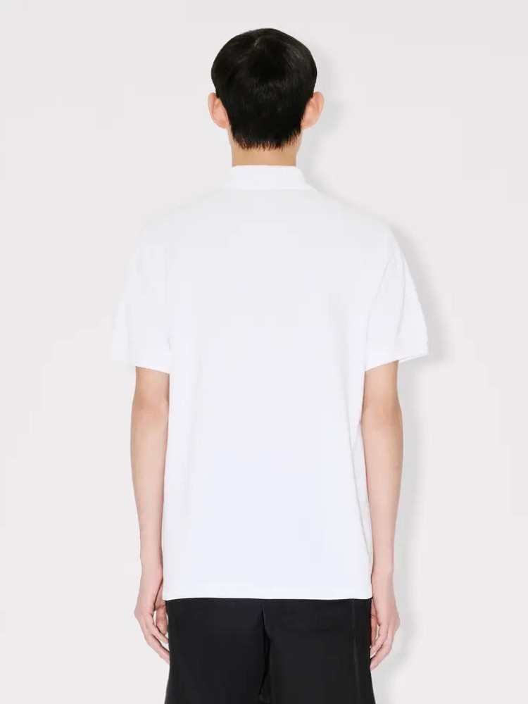 KENZO white 'Boke Flower 2.0' slim polo