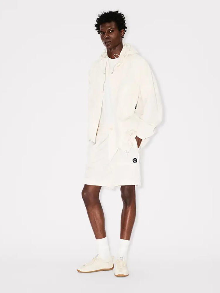 KENZO ecru 'Boke Flower 2.0' technical jog παντελόνι-shorts