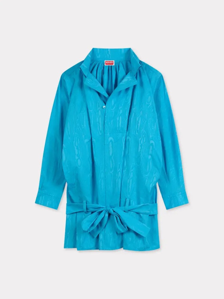 KENZO turquoise oversized blouse dress