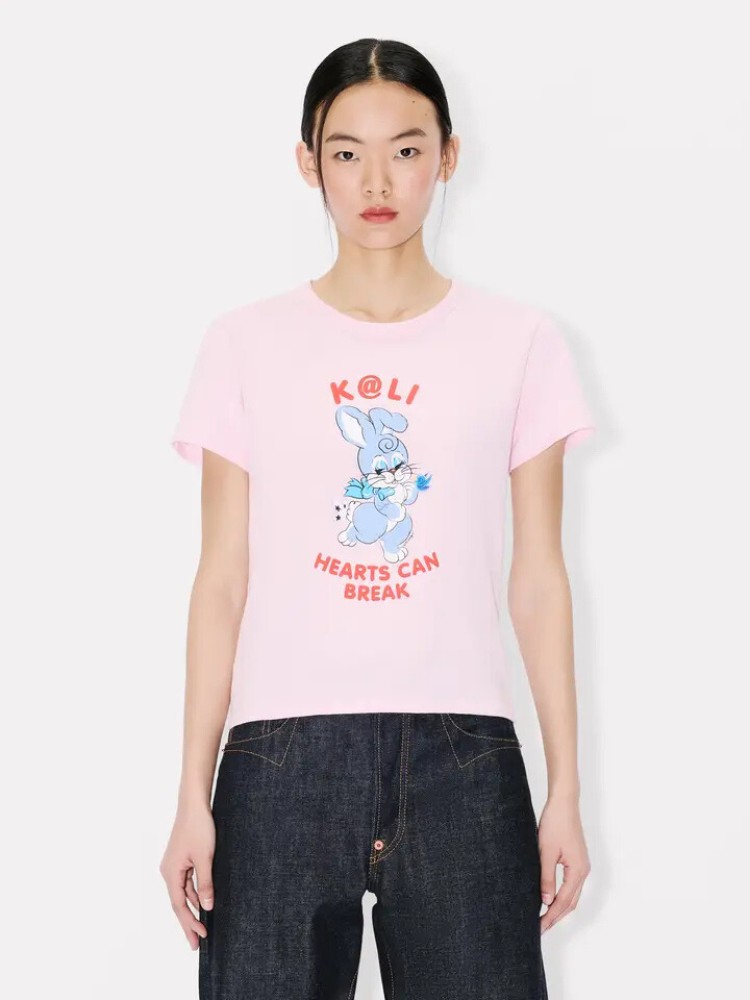 KENZO flamingo pink 'KENZO Cartoon' T-shirt