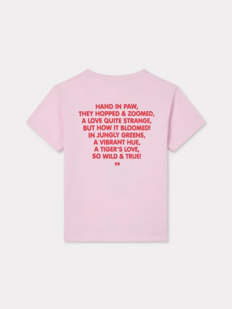 KENZO flamingo pink 'KENZO Cartoon' T-shirt