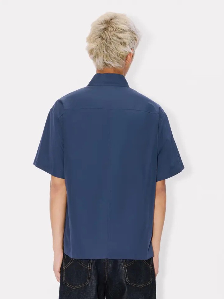 KENZO navy blue kimono κοντομάνικο πουκάμισο