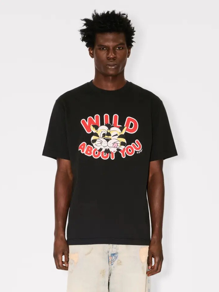 KENZO black 'KENZO Wild About You' T-shirt
