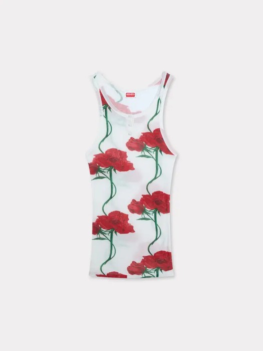 KENZO off white 'KENZO Archive Roe' skinny tank top