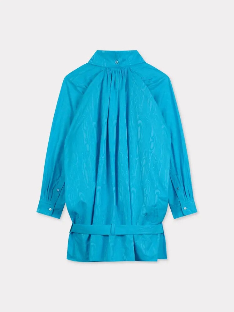KENZO turquoise oversized blouse dress
