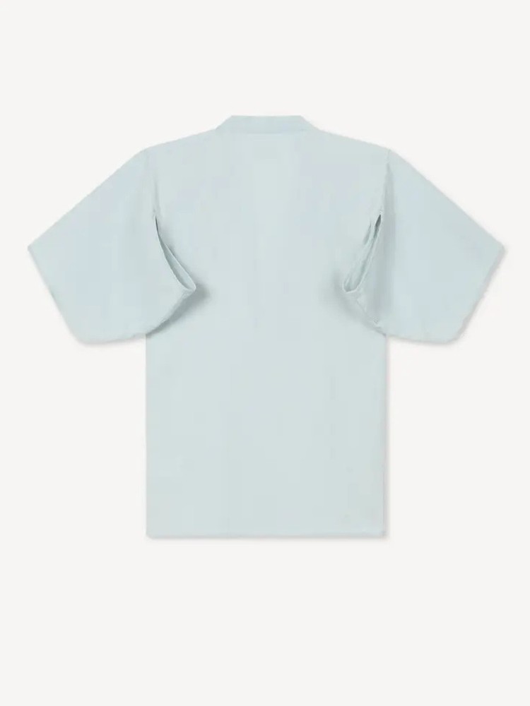 KENZO stone bleach chambray κιμονό πουκάμισο σε χαλαρή γραμμή