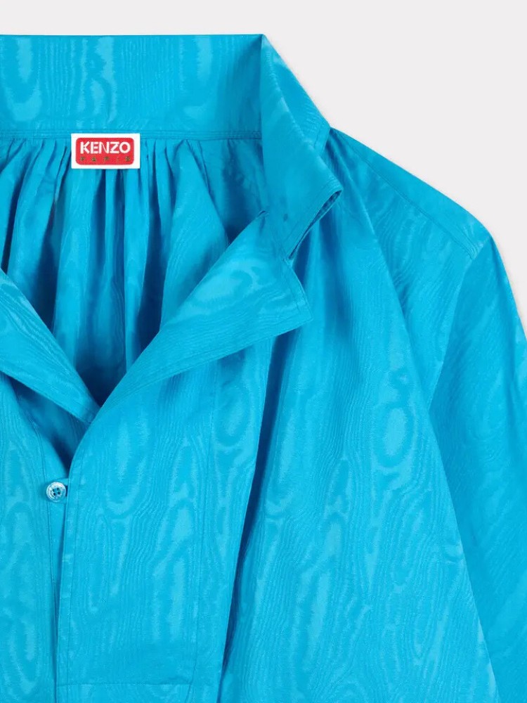 KENZO turquoise oversized blouse dress