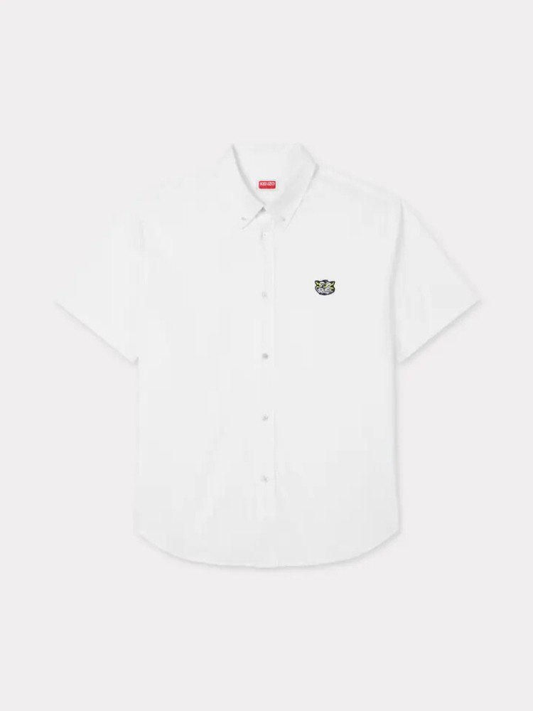 KENZO άσπρο 'KENZO Wild Tiger' κοντομάνικο πουκάμισο