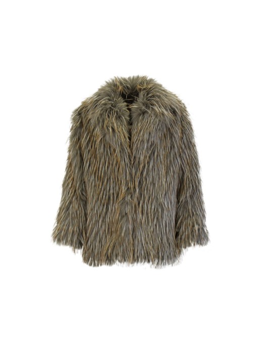 Anonyme designers yeti γούνινο πανωφόρι