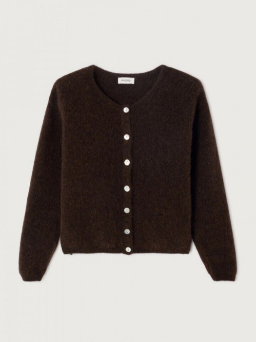 American vintage vitow coffee cardigan