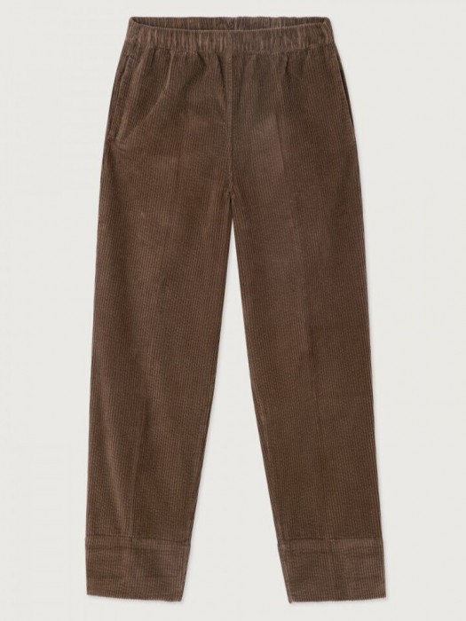 American vintage καφέ bear padow κοτλέ παντελόνι
