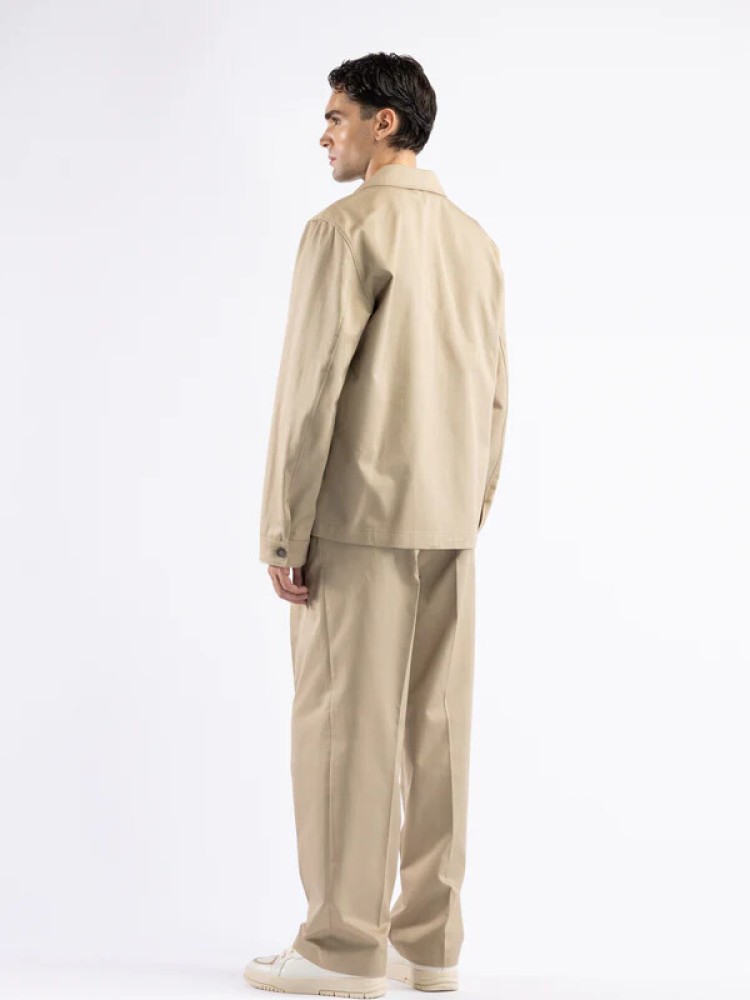 I'm brian μπεζ παντελόνι σε άνετη γραμμή