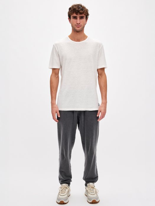 Dirty Laundry white loose fit linen t-shirt