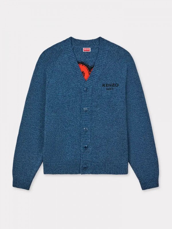 KENZO μπλε 'Boke Flower' ζακέτα
